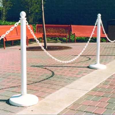 Plastic Stanchions from Plastic Chain Link for Plastic Stanchion and ...